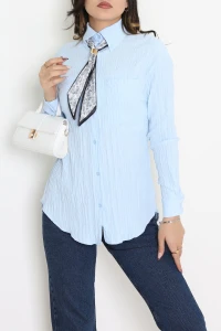 Fularlı Gömlek Bebemavi - 4162.1247.