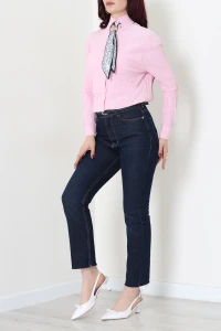Fularlı Gömlek Pembe - 4162.1247.