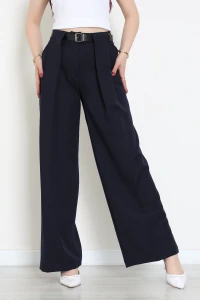 Kemerli Pantolon Lacivert - 4202.1247.