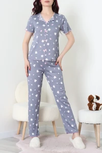 Kaşkorse Pijama Takımı Gri - 52281.1049.