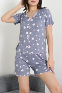 Kaşkorse Pijama Takımı Gri - 52282.1049.