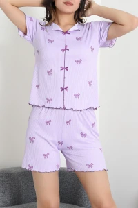 Kaşkorse Pijama Takımı Lila - 52282.1049.