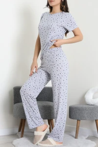 Modal Alt Üst Aynı Pijama Takımı Grikalp - 782.1287.