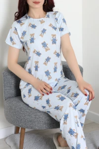 Modal Alt Üst Aynı Pijama Takımı Maviayı - 782.1287.