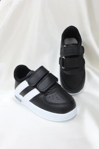 Işıklı Çocuk Spor Ayakkabı Siyahbeyaz - 32010.264.