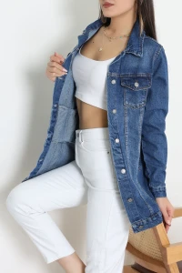 Cepli Kot Ceket Mavi - 32521.2141.