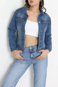 Kot Ceket Mavi - 32522.2141.