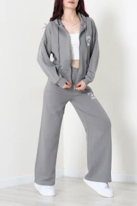 3 İplik Şardonsuz Eşofman Takım Boyalıgri - 52094.1878.