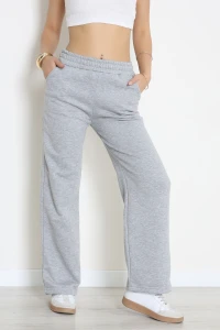 3 İp Şardonsuz Eşofman Altı Gri - 52136.1878.