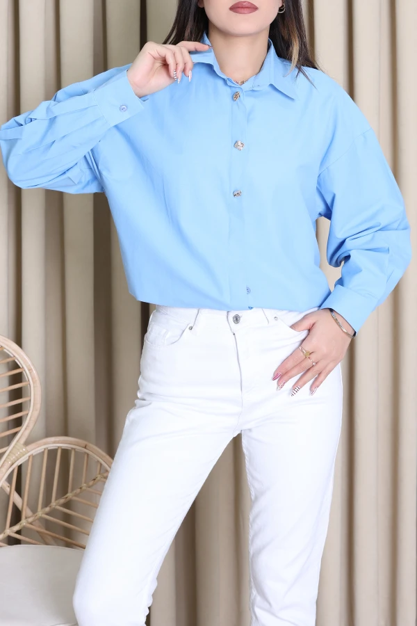 Poplin Gömlek Bebemavi - 71161.1934.