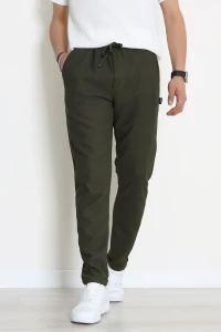 Ottoman Beli Lastikli Erkek Pantolon Haki - 70945.1937.