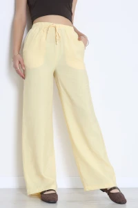 Dokuma Modal Pantolon Sarı - 8040.1437.