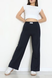 Çımalı Armalı Eşofman Altı Lacivert - 20230.1005.