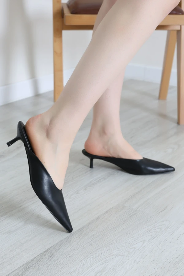 5 Cm Topuklu Ayakkabı Siyahderi - 32006.264.