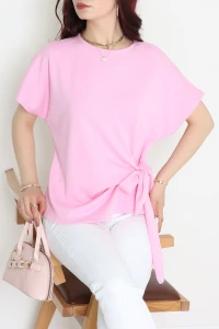 Modal Bağlamalı Bluz Pembe - 71160.1388.