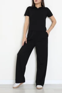 Polo Yaka Pike Takım Siyah - 8019.1247.