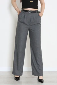 Poliviskon Kemerli Bol Paça Pantolon Antrasit - 8145.1437.