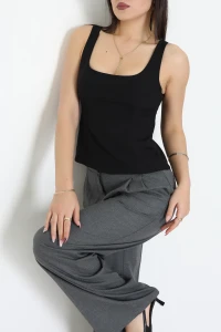 Double Askılı Bluz Siyah - 8214.1437.