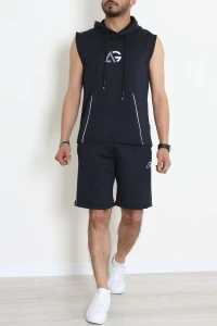 Worteks Sıfır Kol Şort Erkek Takım Koyulaci - 70927.1937.