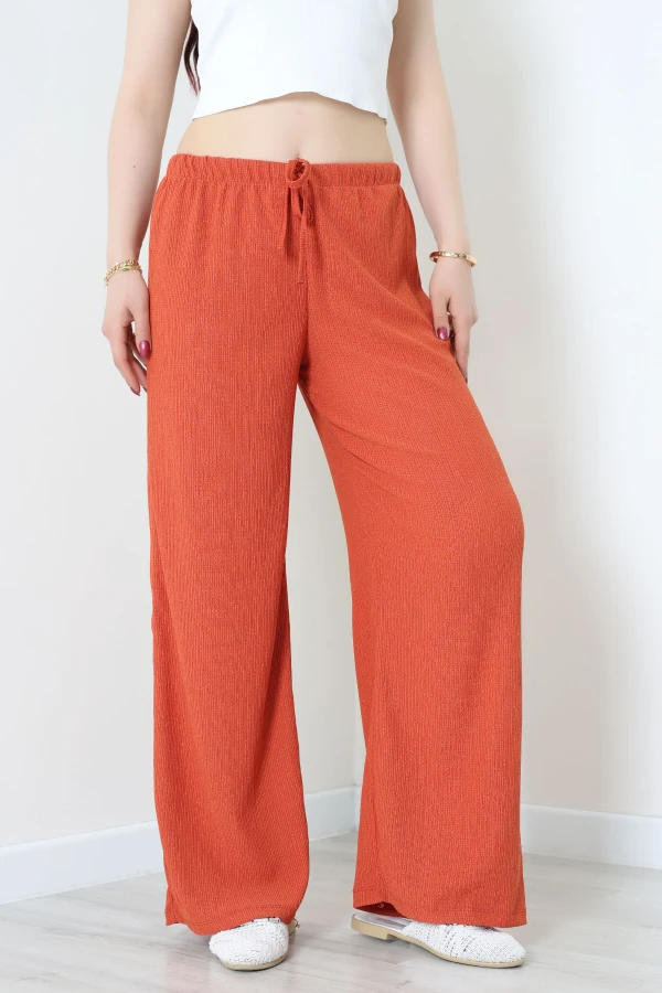Lastikli Bürümcük Pantolon Kiremit - 55119.599.