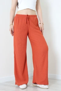 Lastikli Bürümcük Pantolon Kiremit - 55119.599.