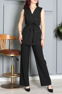 Poliviskon Yelekli Takım Siyah - 2188.1322.