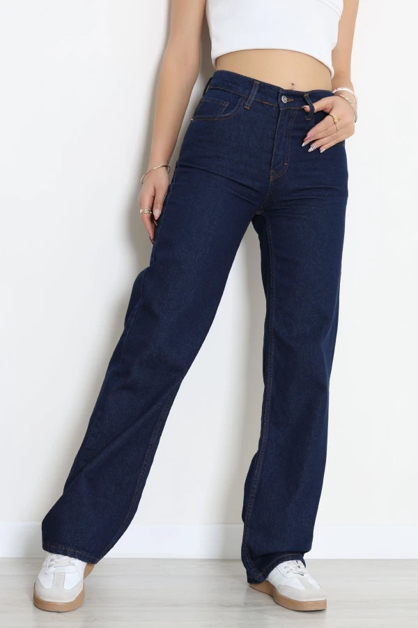 Palazzo Kot Pantolon Koyulacivert - 31554.2088.