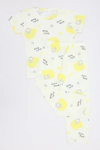 5-12 Yaş Süprem Çoçuk Pijama Takımı Sarı - 402.1287.