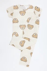 5-12 Yaş Süprem Çoçuk Pijama Takımı Bej - 402.1287.