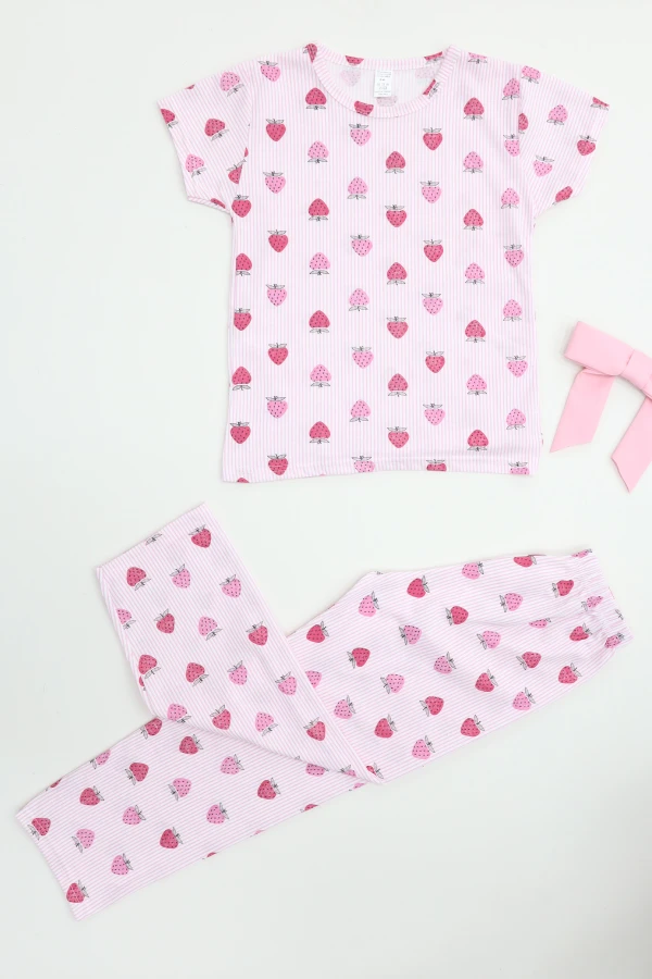 5-12 Yaş Süprem Çoçuk Pijama Takımı Koyupembe - 402.1287.