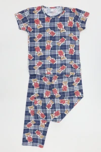 5-12 Yaş Süprem Çoçuk Pijama Takımı Lacikareli - 402.1287.