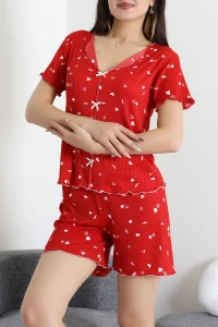 Kaşkorse Pijama Takımı Kırmızı - 52282.1049.