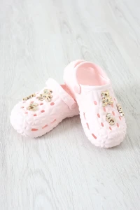 Aksesuarlı Çocuk Terlik Pudra - 32501.264.