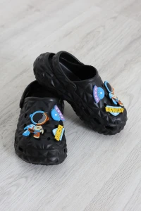 Aksesuarlı Çocuk Terlik Siyah - 32501.264.