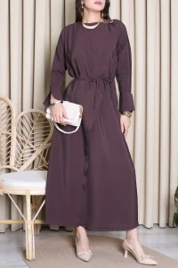 Toka Detay Elbise Kahve - 41601.2152.