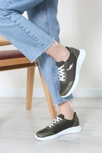 Baskılı Spor Ayakkabı Haki - 31911.264.