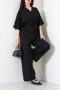 Modal Kimono Takım Siyah - 55143.701.