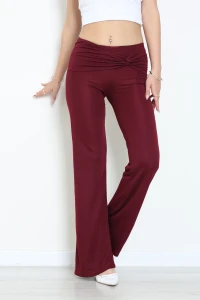 Bel Kurdele Detay Pantolon Mürdüm - 8026.1247.