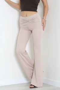 Bel Kurdele Detay Pantolon Bej - 8026.1247.