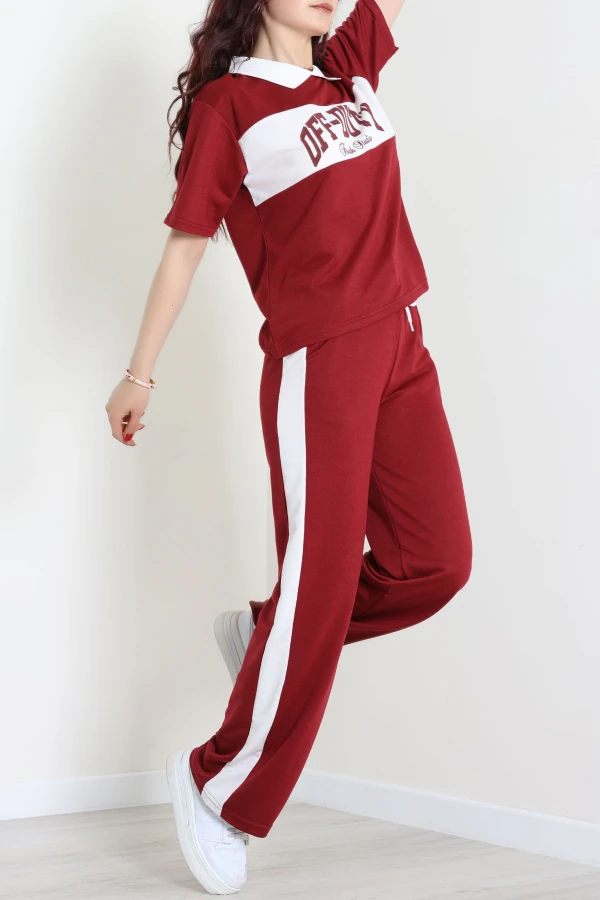 2 İplik Eşofman Takımı Bordo - 52280.1005.