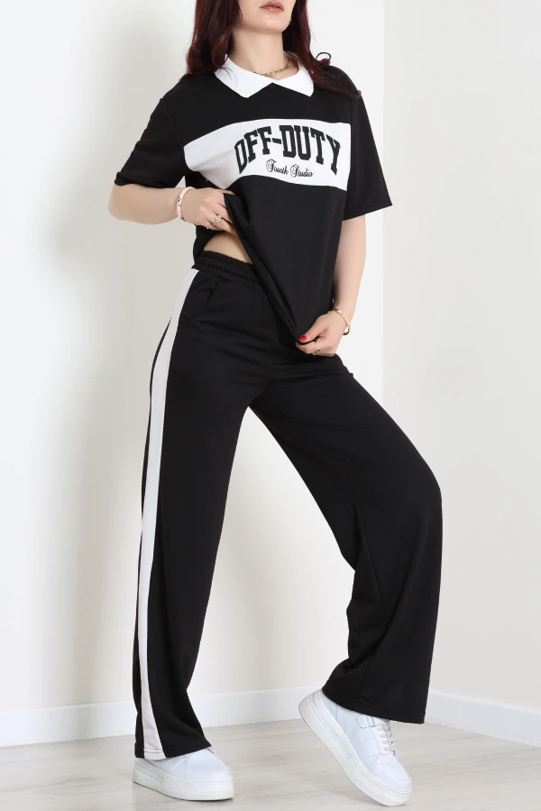 2 İplik Eşofman Takımı Siyah - 52280.1005.