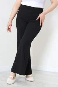 Yandan Fermuarlı Zra Krep Pantolon Siyah - 71444.2132.