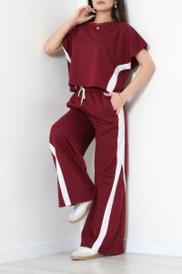 İki İplik Eşofman Takımı Bordo - 52251.1857.
