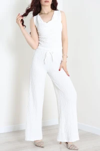 Bubble Kumaş İkili Takım Ekru - 55068.1567.
