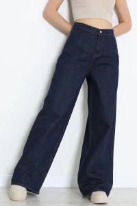 Cepsiz Palazzo Kot Pantolon Lacivert - 32756.2088.