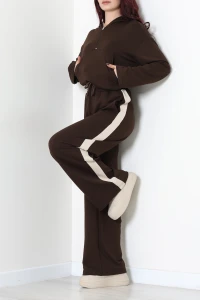 Modal Kumaş Eşofman Takımı Kahve - 7985.1437.