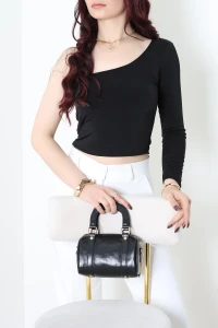 Tek Omuz Bluz Siyah - 4057.1247.