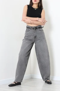 Baggy Kot Pantolon Gri - 44054.1590.