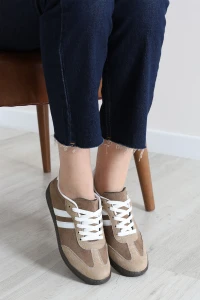 Süet Spor Ayakkabı Camelbeyaz - 31839.264.