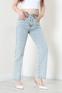 Straight Kot Pantolon Buzmavi - 32554.2059.